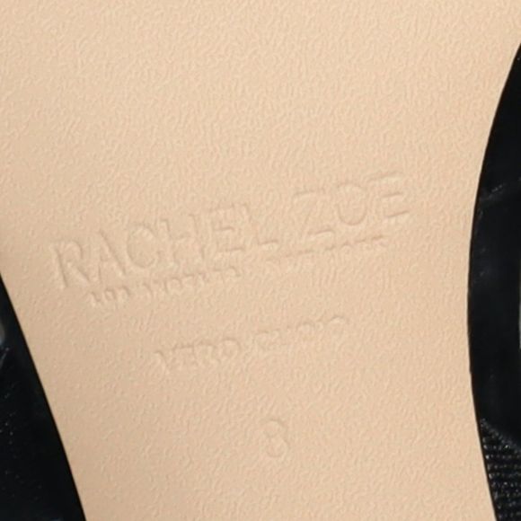 Rachel Zoe Blaire Black Pointed Suede Kitten Heel Pumps Women's Size 8-NWOT - Picture 6 of 6